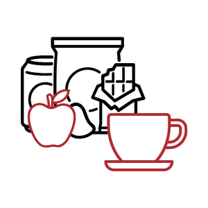 Tea, coffee and snacks